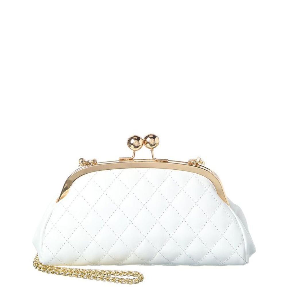 Isabella Rossetti Alethea Leather Handbag, White